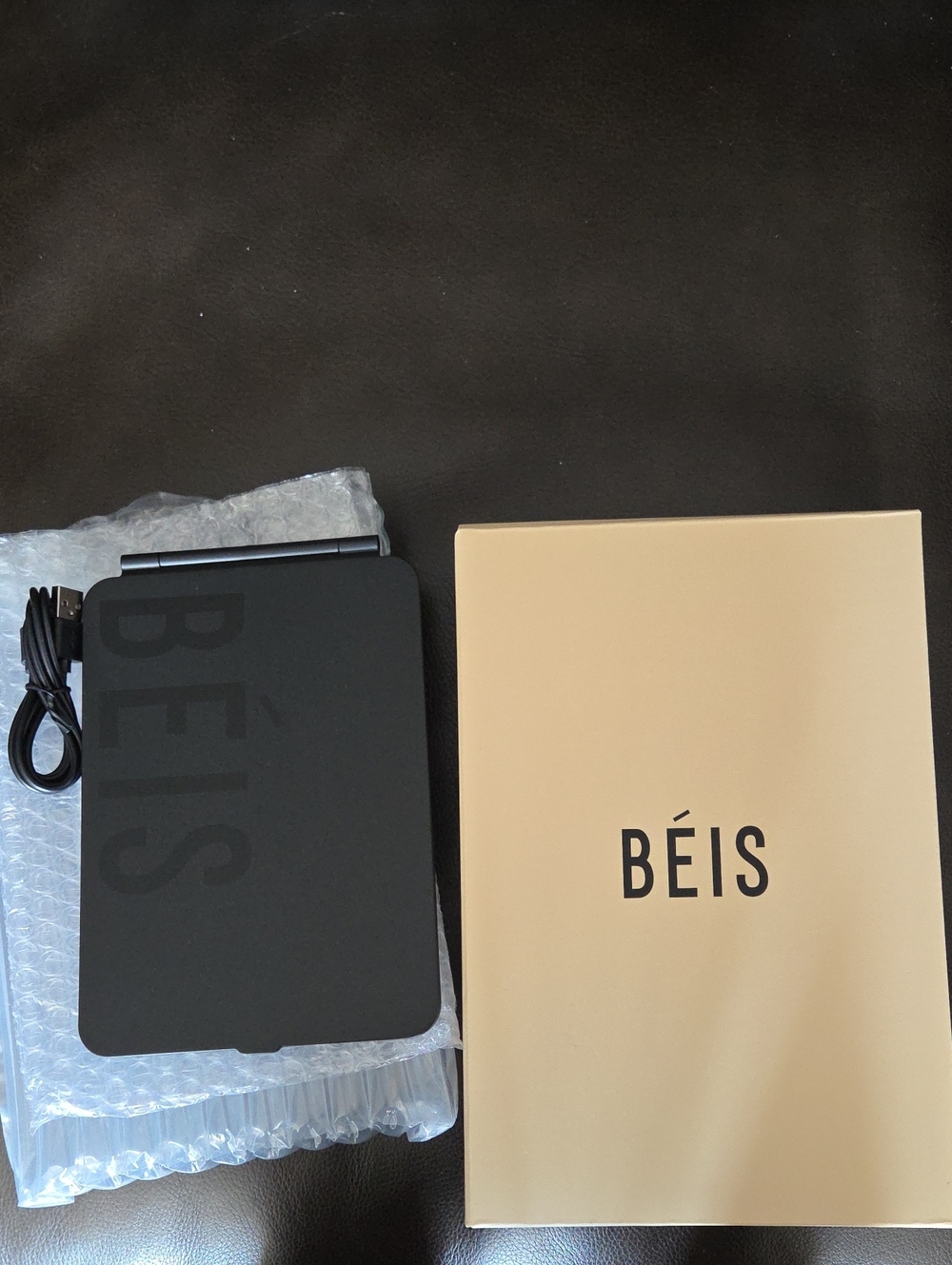 Sold Out Brand New In Box Beis Light Up Travel Mirror Black